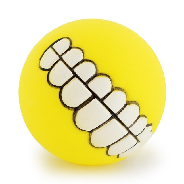 Pelota de silicona masticable para perros de razas grandes